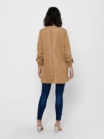 Suede Real Leather Coat For Women