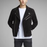 Suede Style Leather Jacket