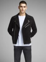 Suede Style Leather Jacket