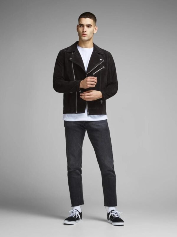 Suede Style Leather Jacket