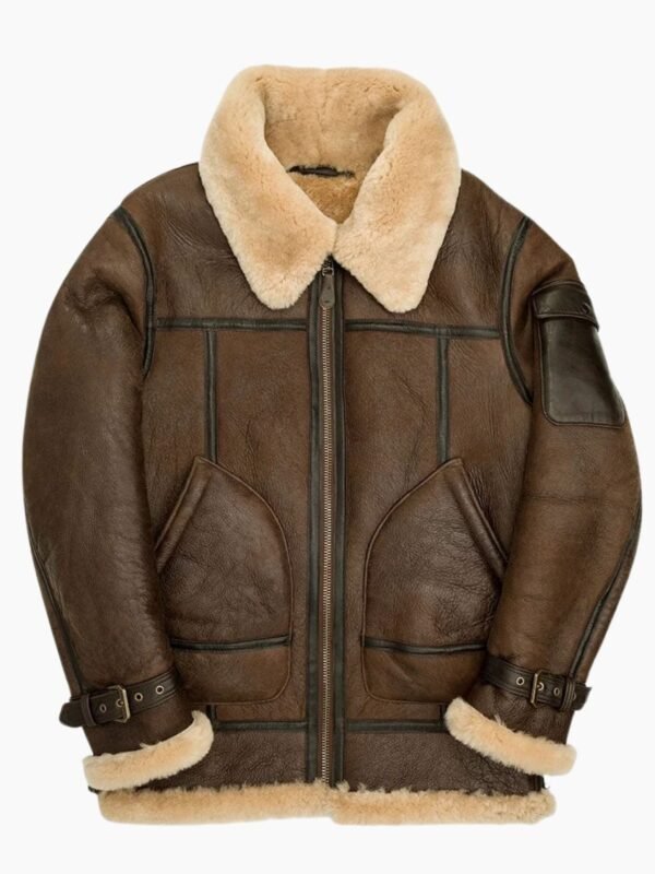 Super fortress bomber Coat Faux Fur Coat Mens