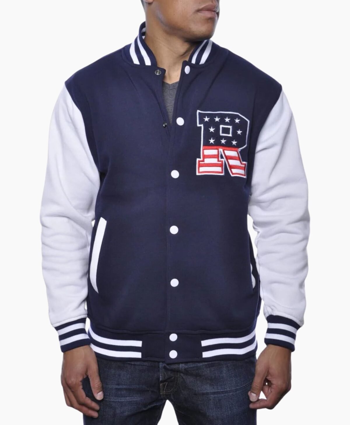 THC Bare Fox wool Stitch Camo Retro R Jacket THC Bare Fox wool Stitch Camo Retro R Jacket