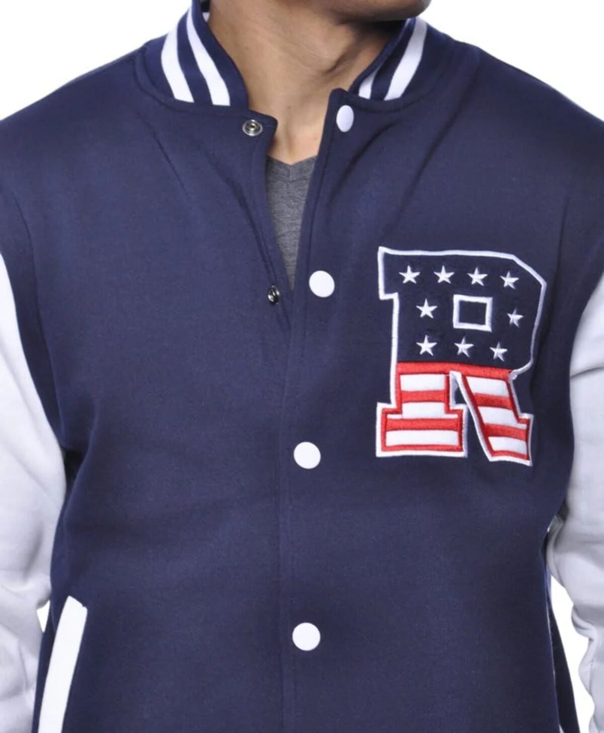 THC Bare Fox wool Stitch Camo Retro R Jacket