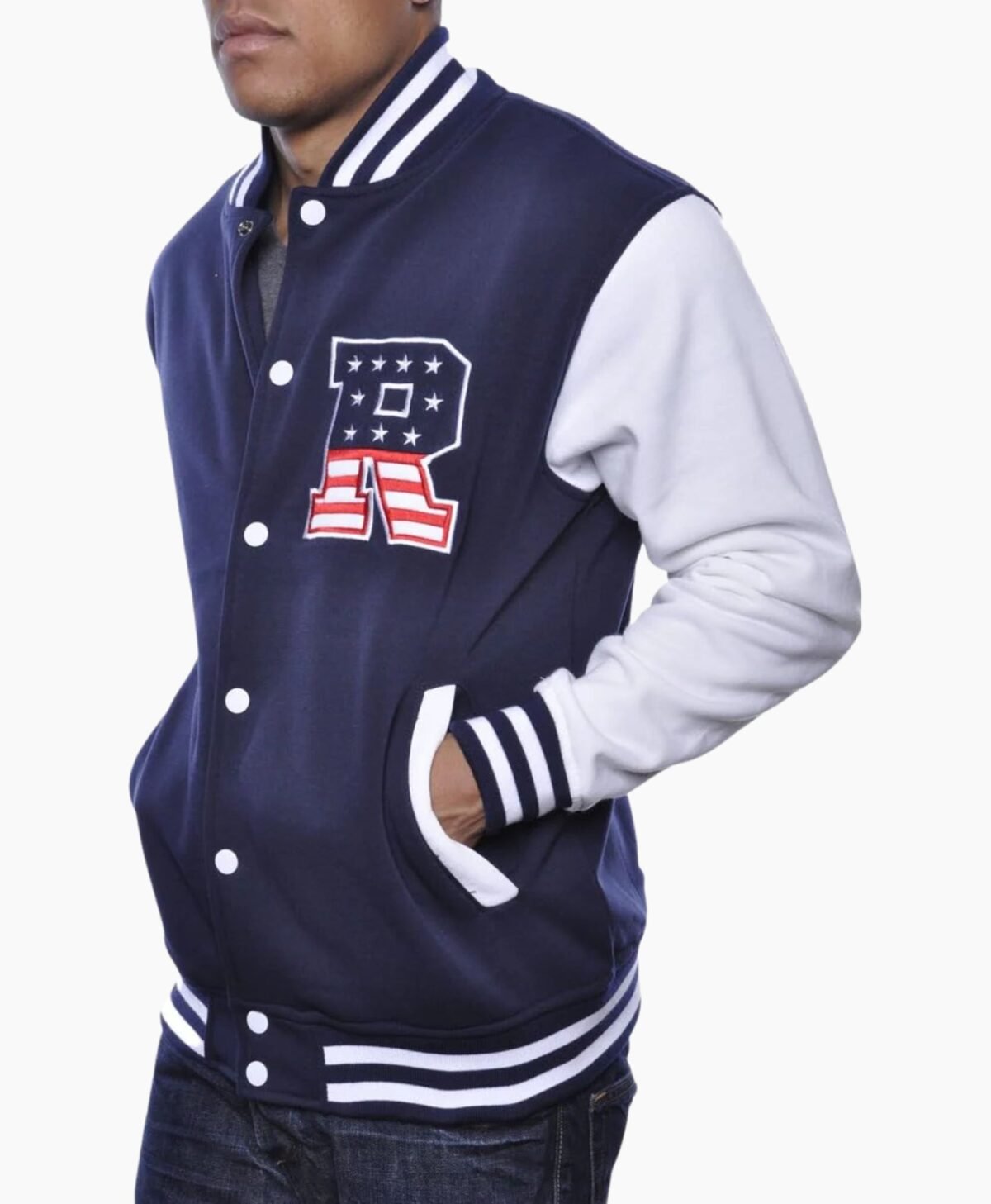 THC Bare Fox wool Stitch Camo Retro R Jacket