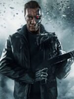 Terminator Genisys Black Style Leather Jacket