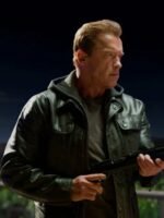 Terminator Genisys Black Style Leather Jacket