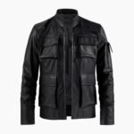 The Empire Strikes Back Han Solo Style Black Leather Jacket