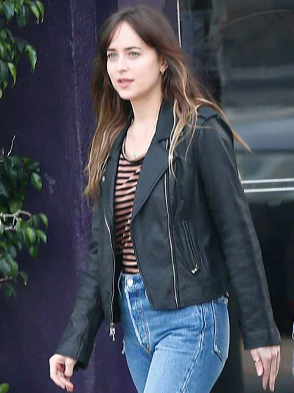 The High Note Dakota Johnson Leather Jacket
