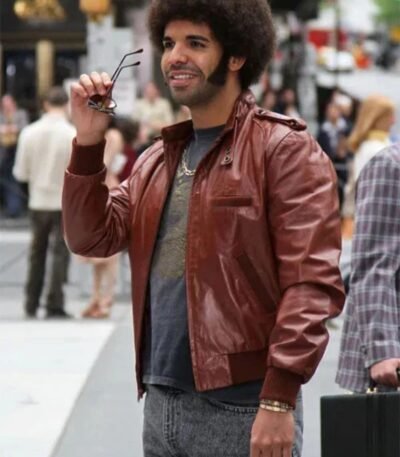 The Legend Continues Leather Jacket Drake Graham Anchorman