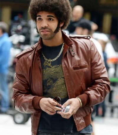 The Legend Continues Leather Jacket Drake Graham Anchorman