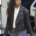 The Rookie Nyla Harper Motorcycle Leather Jacket