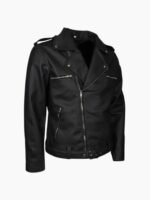 The Walking Dead Negan Black Leather Jacket