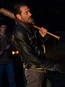 The Walking Dead Negan Black Leather Jacket