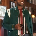 Tian Richards Tom Swift Green Bomber Jacket