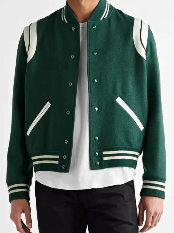 Tian Richards Tom Swift Green Bomber Jacket