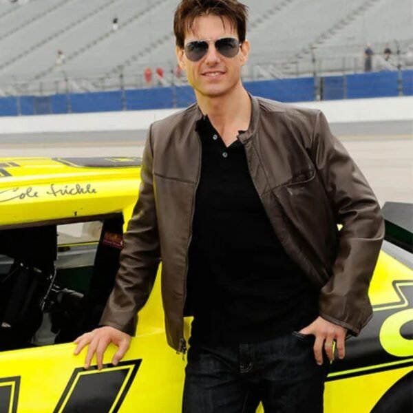 Tom Cruise Leather Jacket Brown Leather Jacket For Men