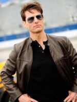 Tom Cruise Leather Jacket Brown Leather Jacket For Men
