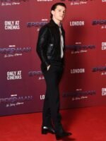 Tom Holland Leather Jacket For Men
