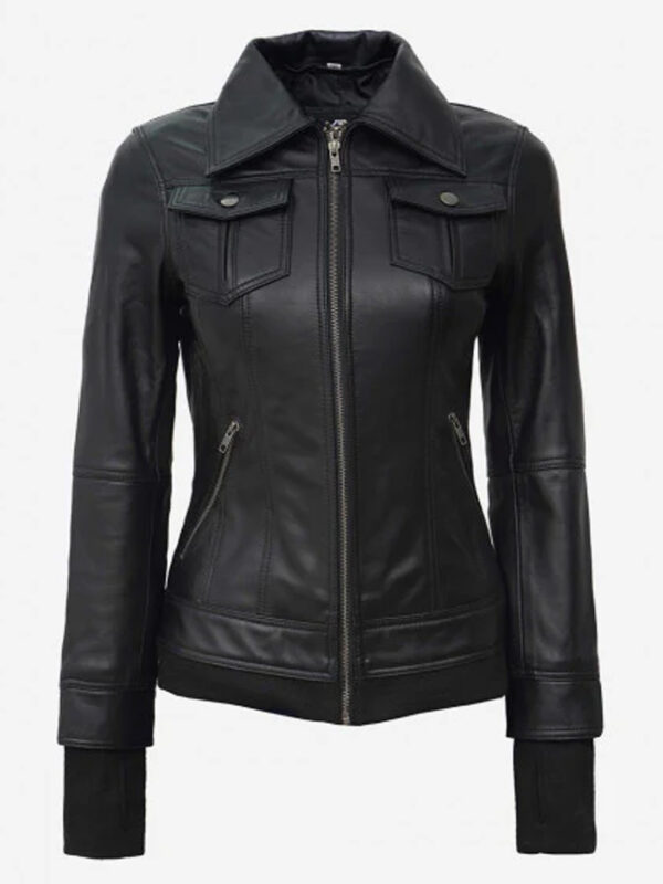 Trending Black Bomber Jacket With Removable Hood