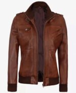 Trending Black Bomber Jacket With Removable Hood