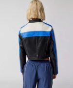 UO Jordan Faux Leather Fit Racer Moto Jacket