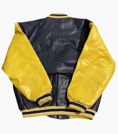 University Of Michigan Wolverines Bomber Leather Jacket