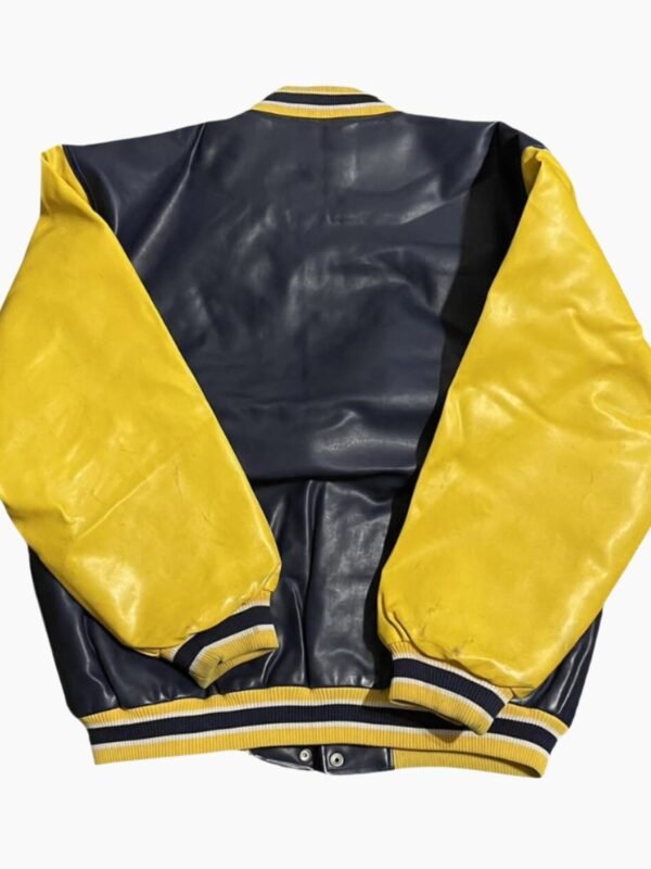 University Of Michigan Wolverines Bomber Leather Jacket