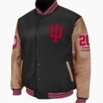 Varsity Indiana Hoosiers Wool and Leather Jacket