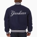 Varsity Yankees New York Blue Wool Jacket