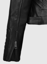 Victoria Justice Black Leather Jacket