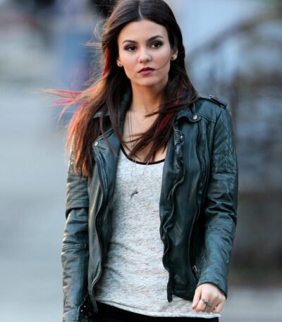 Victoria Justice Leather Jacket