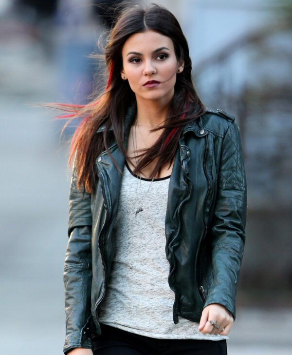 Victoria Justice Leather Jacket