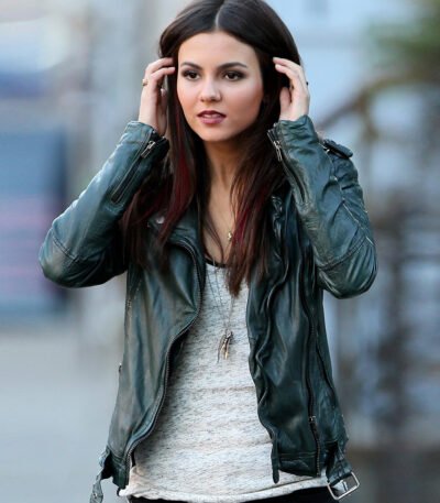 Victoria Justice Leather Jacket