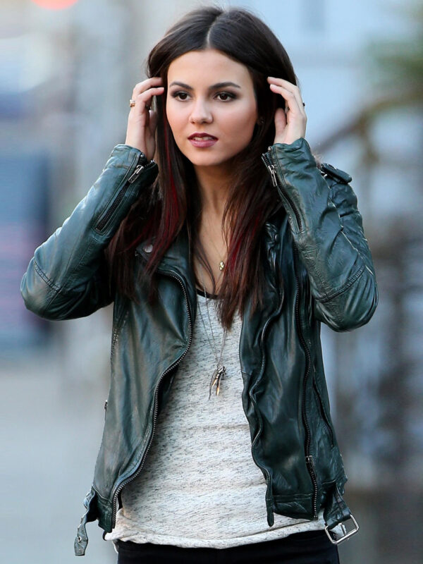 Victoria Justice Leather Jacket