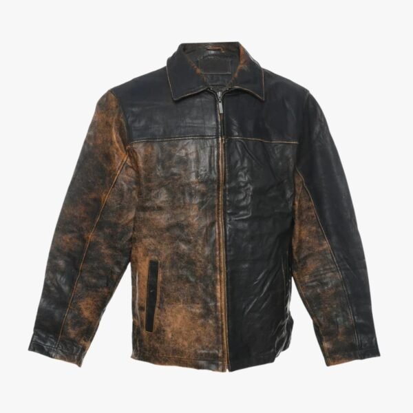 Vintage Brown Leather Jacket