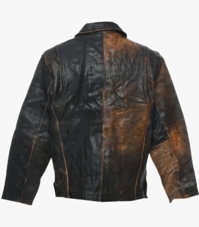 Vintage Brown Leather Jacket