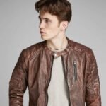 Vintage Style Leather Jacket