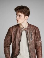 Vintage Style Leather Jacket
