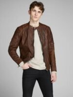 Vintage Style Leather Jacket