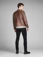Vintage Style Leather Jacket