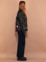 Vintage Women Leather Biker Jacket