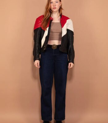 Vintage Women Leather Jacket