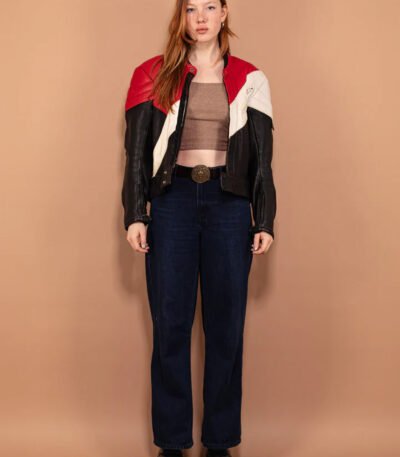 Vintage Women Leather Jacket