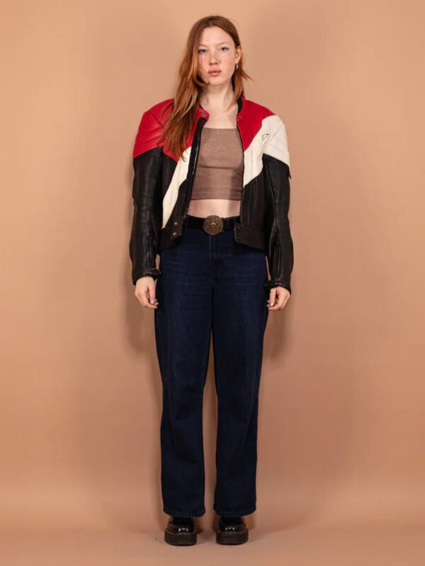 Vintage Women Leather Jacket