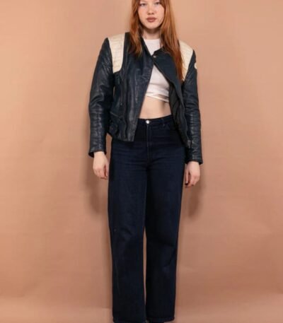 Vintage Women Motorcycle Jacket