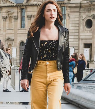 Violett Beane Leather Jacket God Friended Me