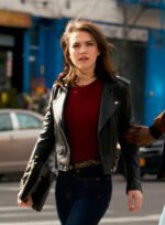 Violett Beane Leather Jacket God Friended Me