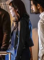 Violett Beane Leather Jacket God Friended Me