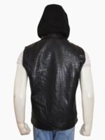 WWE AJ Styles Hooded Leather Vest