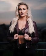 WWE Charlotte Flair Leather Jacket
